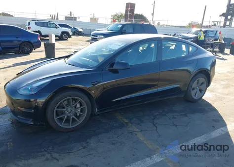 2022 Tesla Model 3 Long Range Dual Motor All-Wheel Drive from USA, damaged, VIN 5YJ3E1EB7NF252125
